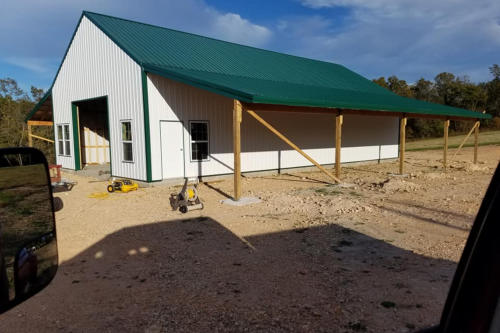 This an example of one of the custom barns we have built in Powell MO