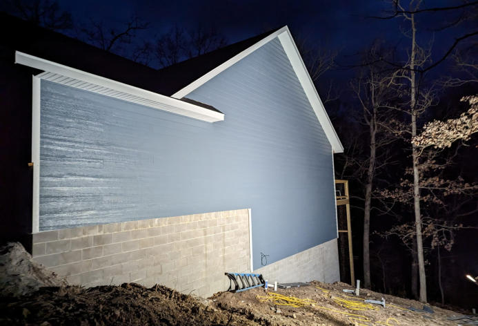 This is a picture of a new home being constructed by Slinkard Enterprise in